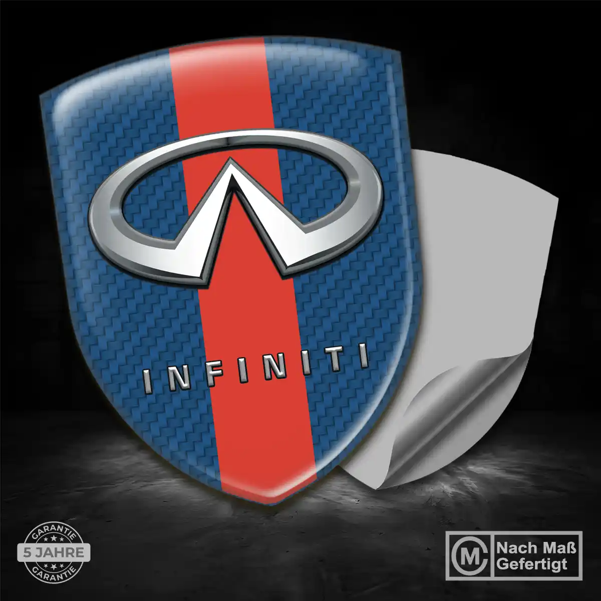 Infiniti Aufkleber 3D Gel Embleme Auto Höchste Qualität