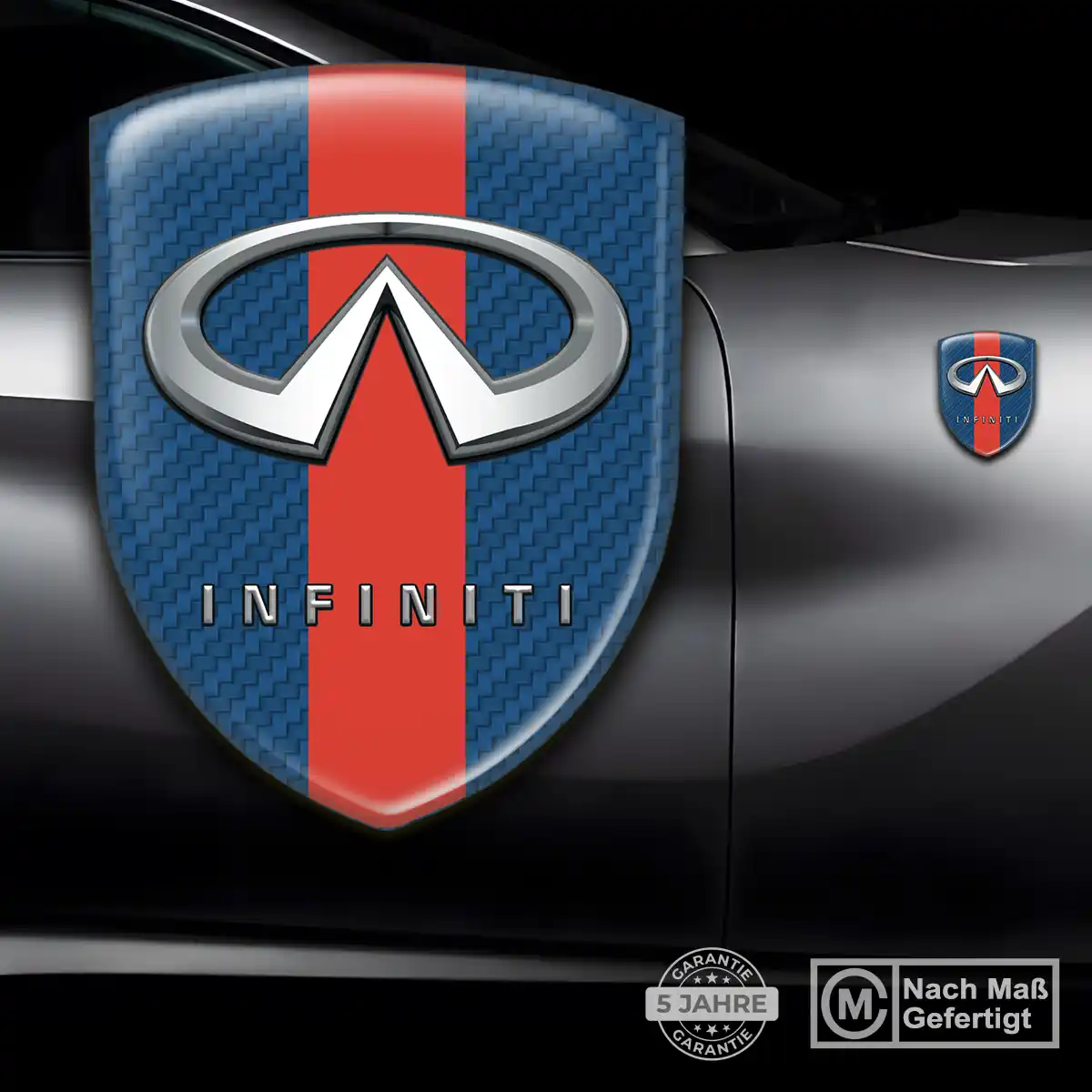 Infiniti Aufkleber 3D Gel Embleme Auto Höchste Qualität