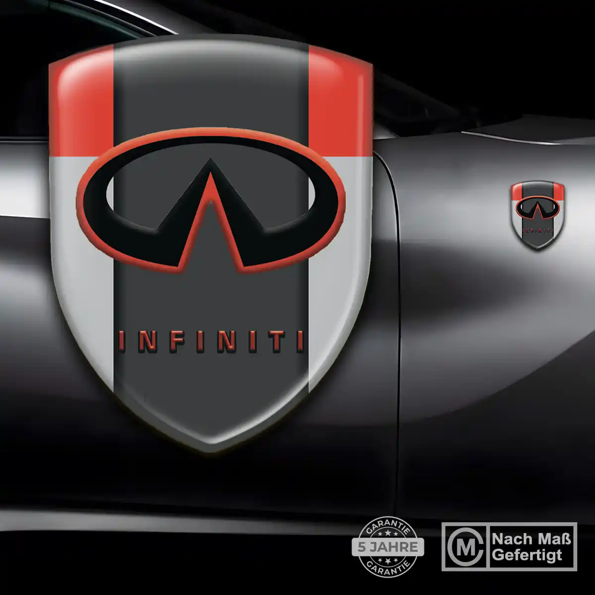 Infiniti Aufkleber 3D Gel Embleme Auto Interieurdesign