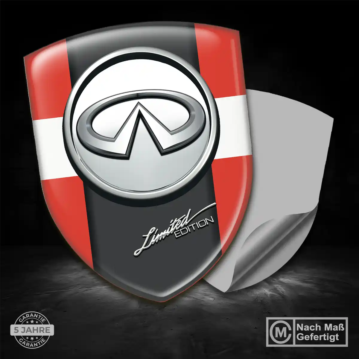 Infiniti Aufkleber 3D Gel Embleme Auto Luxus-Edition