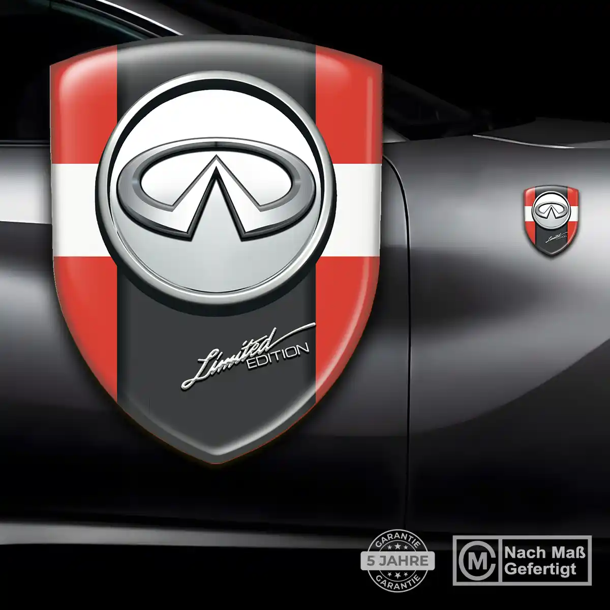 Infiniti Aufkleber 3D Gel Embleme Auto Luxus-Edition