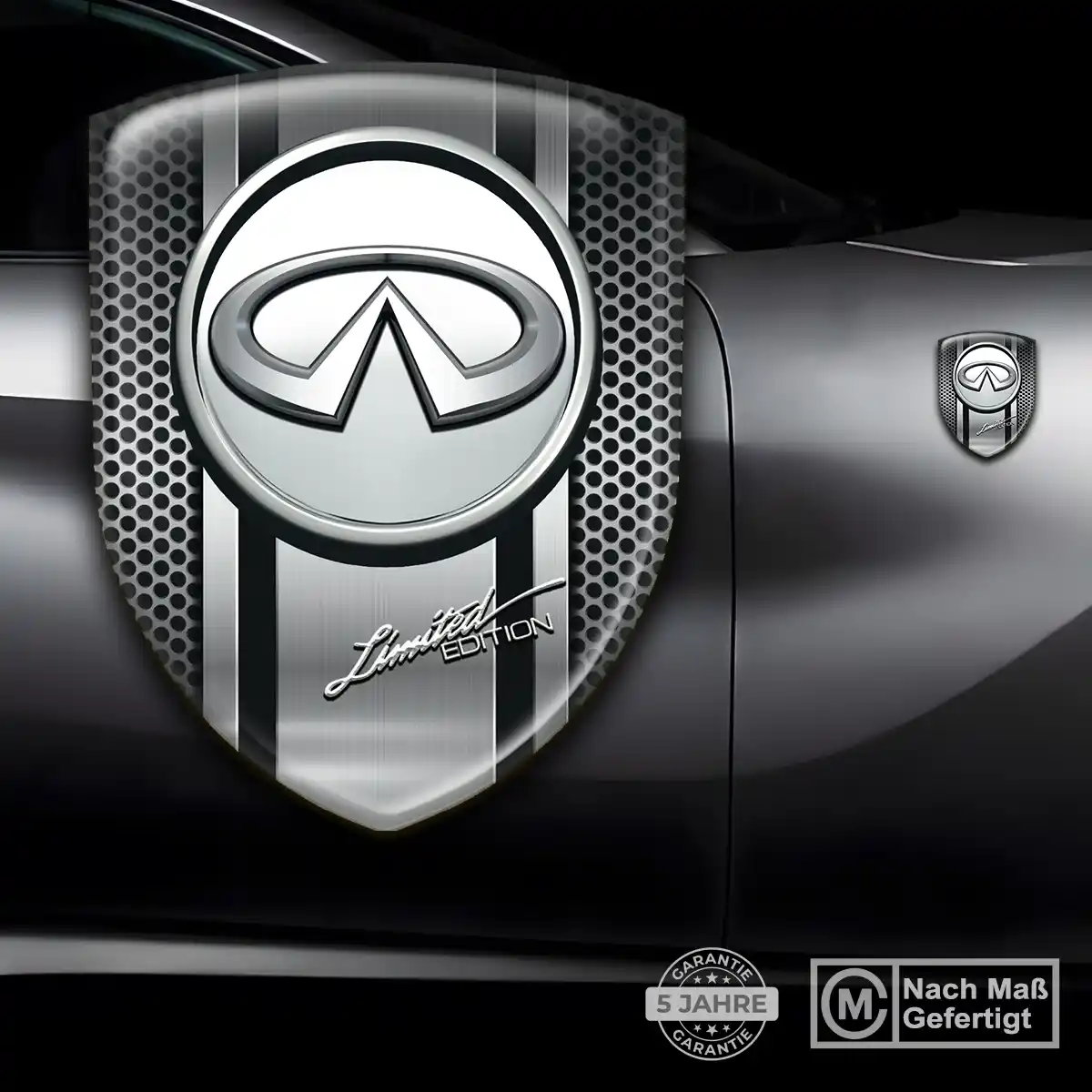Infiniti Aufkleber 3D Gel Embleme Auto Modernes Design