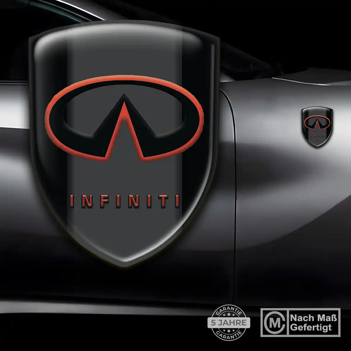 Infiniti Aufkleber 3D Gel Embleme Auto Premium-Edition