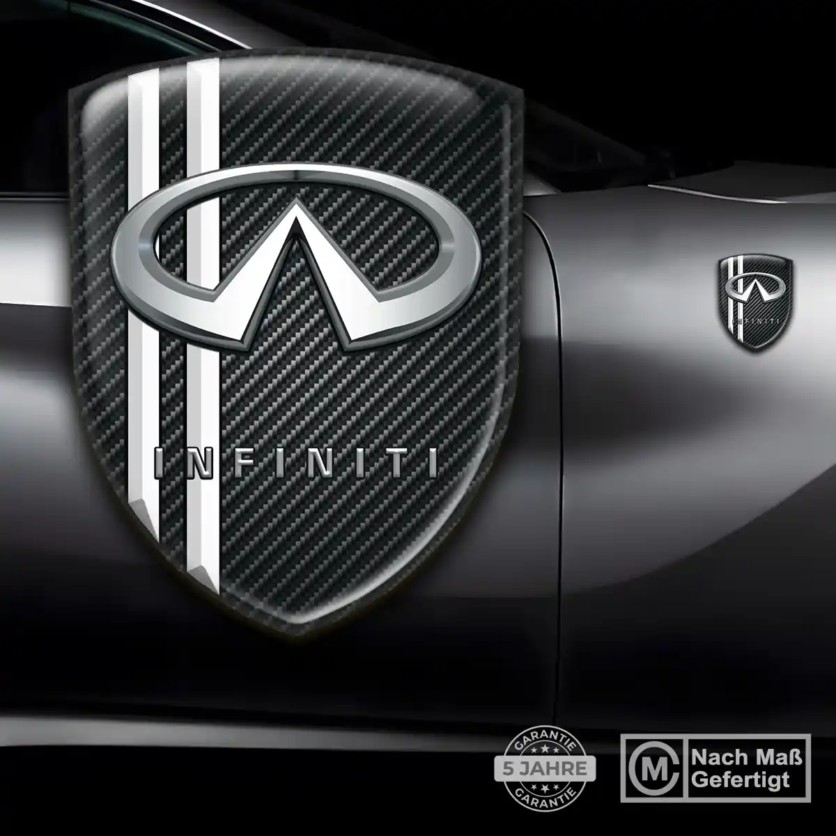 Infiniti Aufkleber 3D Gel Embleme Hohe Qualität
