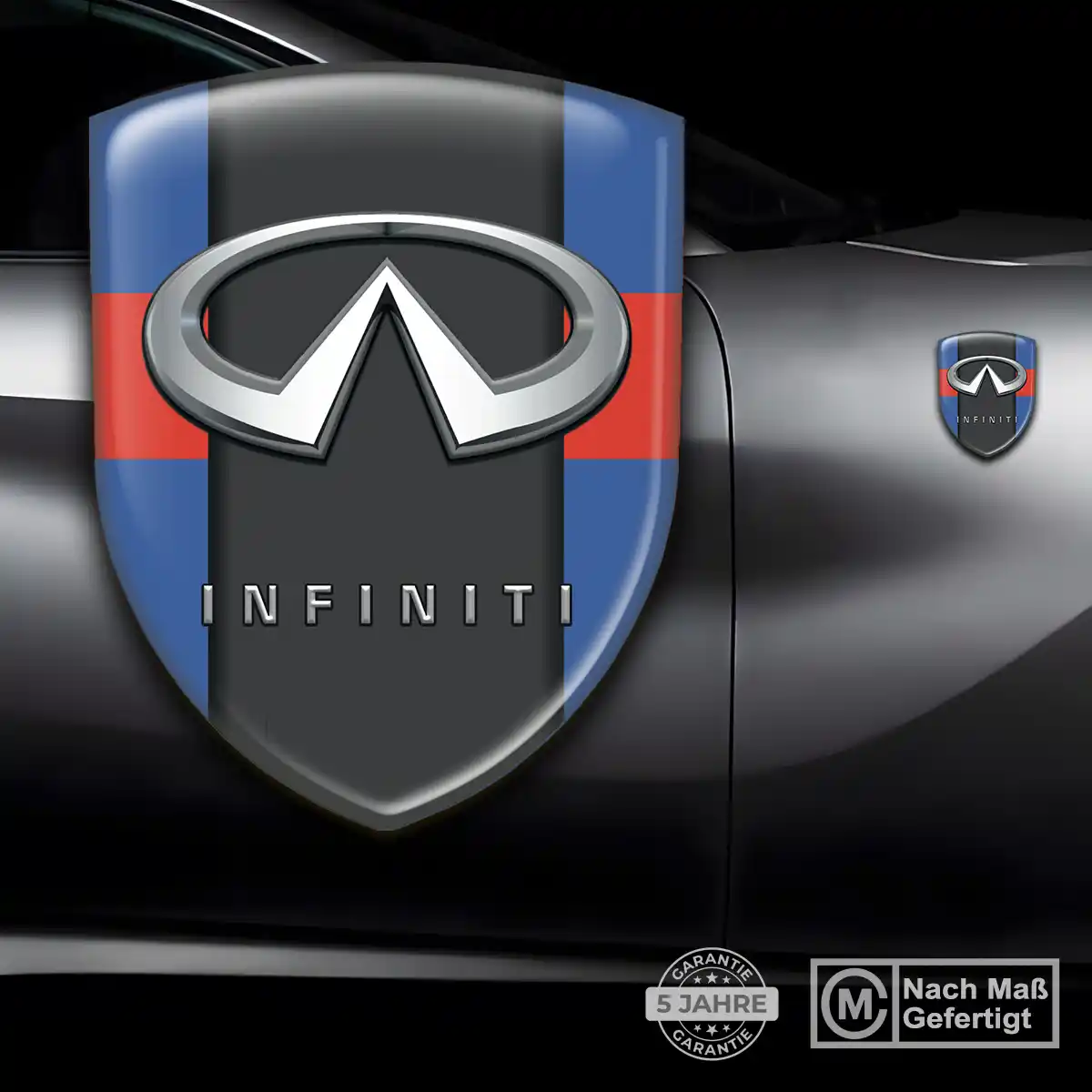 Infiniti Aufkleber 3D Gel Embleme Luxus-Edition