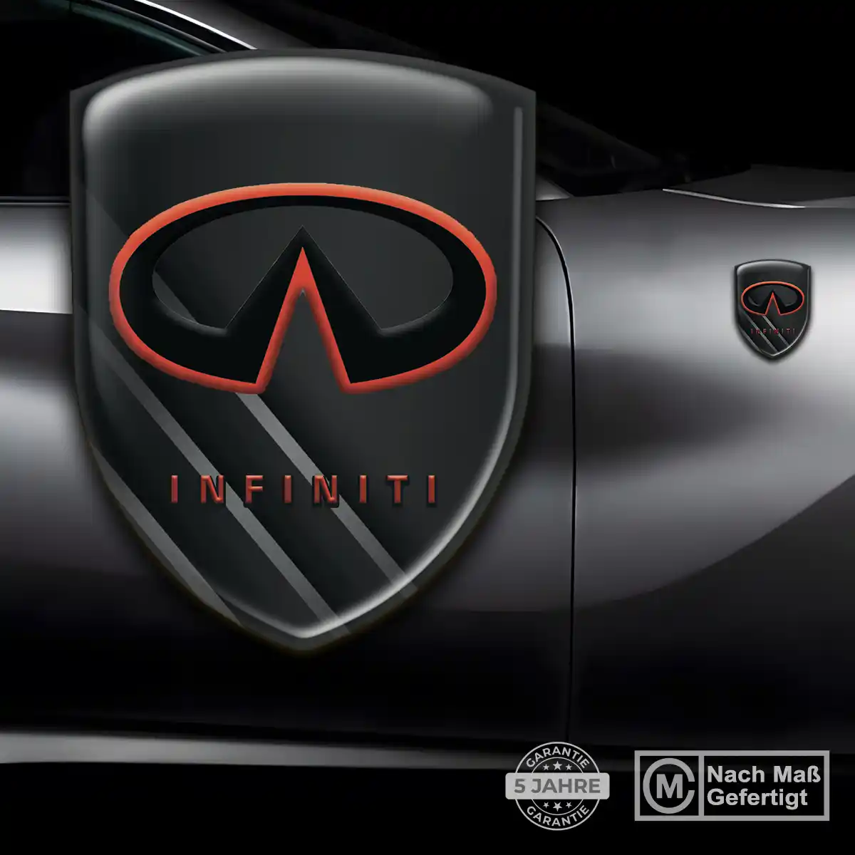 Infiniti Aufkleber 3D Gel Embleme Markenedition