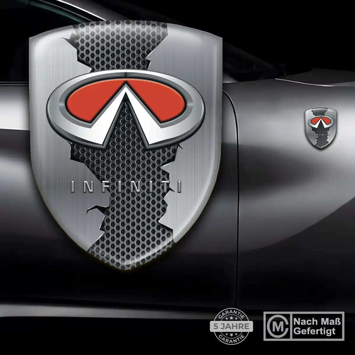 Infiniti Aufkleber 3D Gel Embleme Premium-Edition