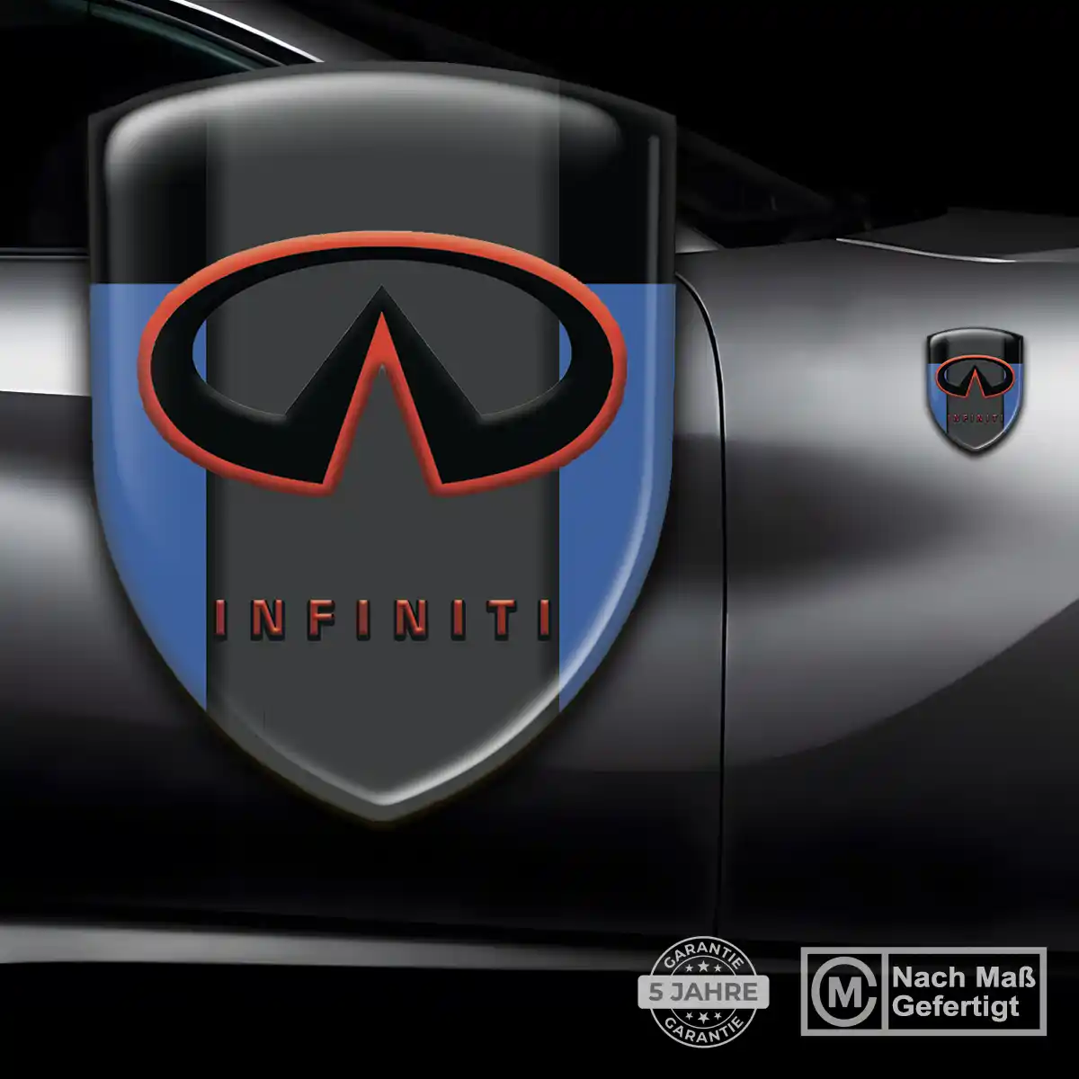 Infiniti Aufkleber 3D Gel Embleme Spitzenqualität