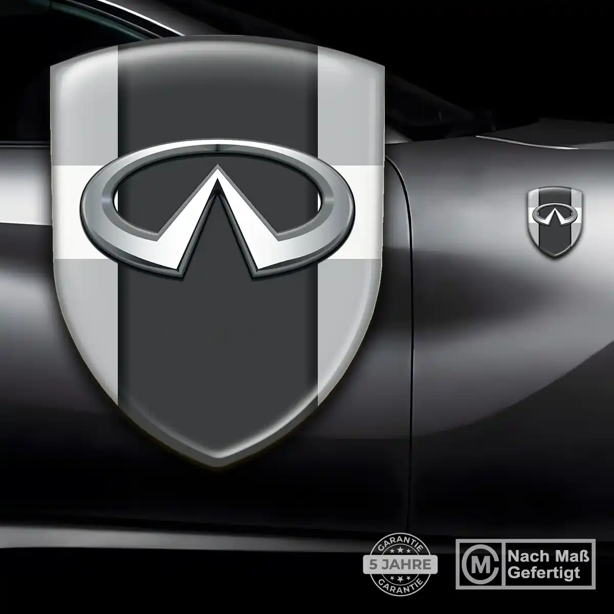 Infiniti Aufkleber 3D Gel Embleme Stilvolles Design
