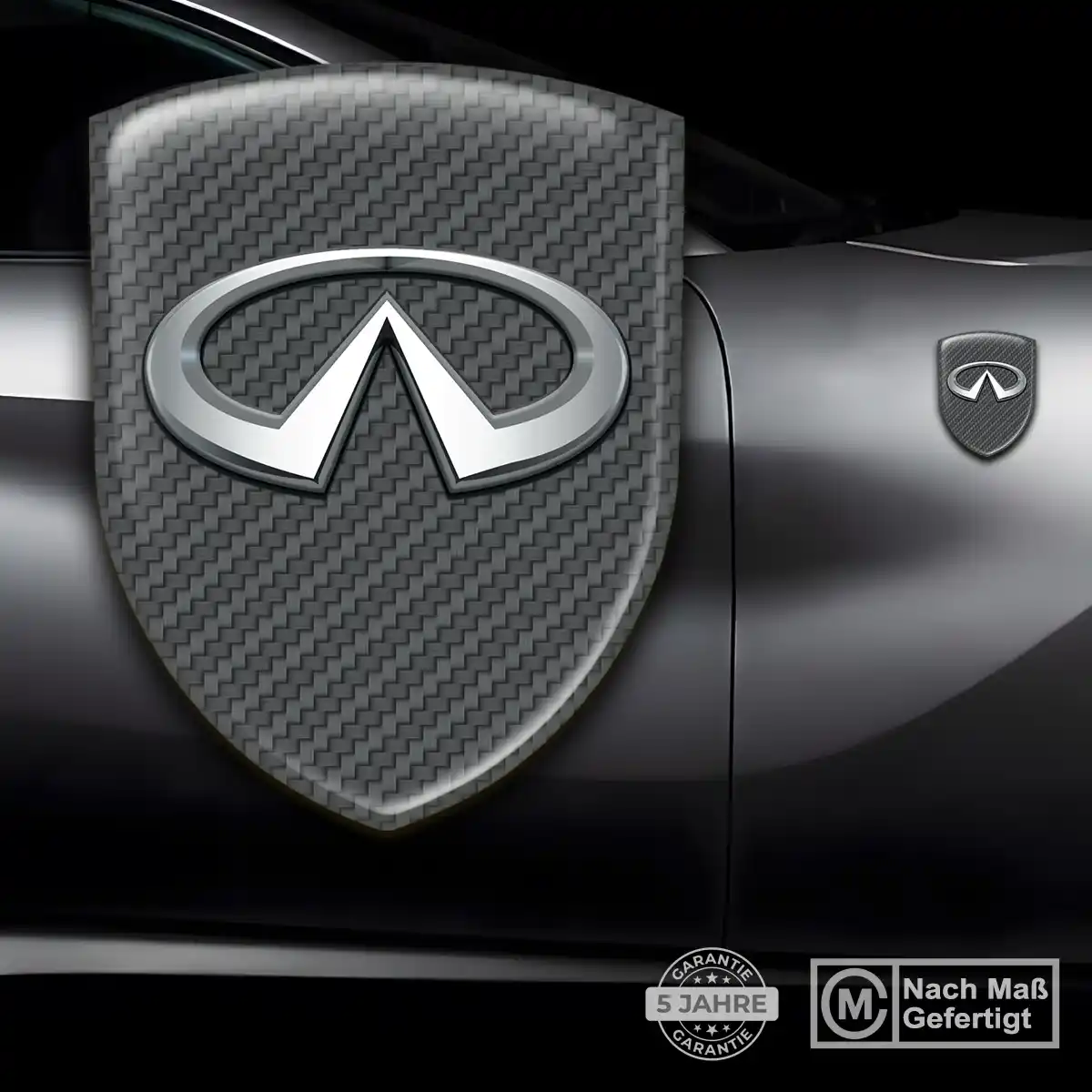 Infiniti Aufkleber 3D Gel Embleme Tuningfahrzeug
