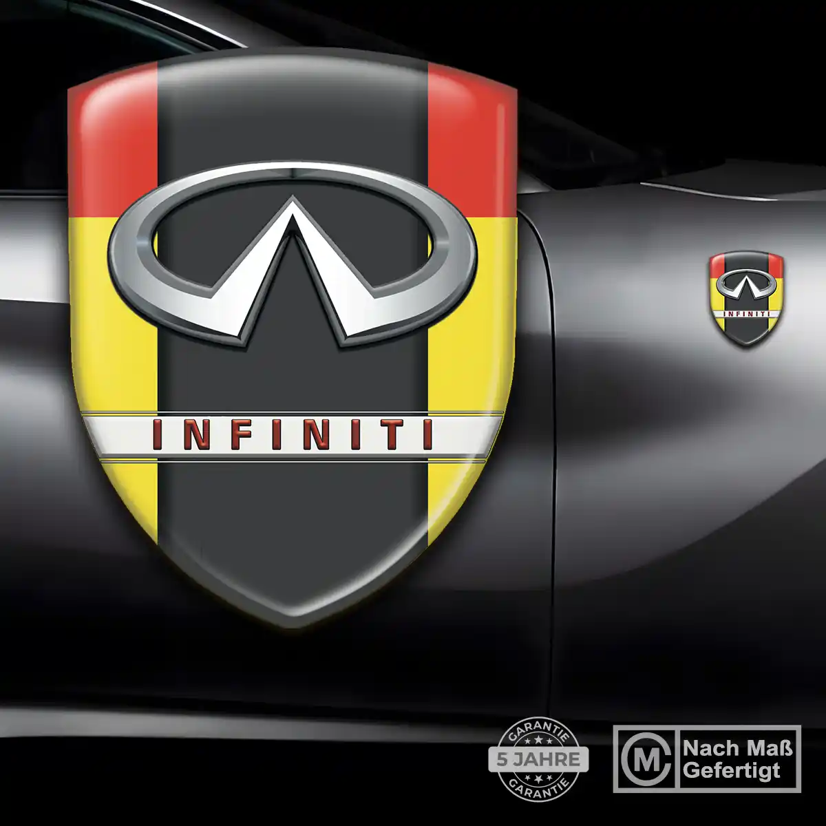 Infiniti Aufkleber 3D Gel Silikon Auto Höchste Qualität