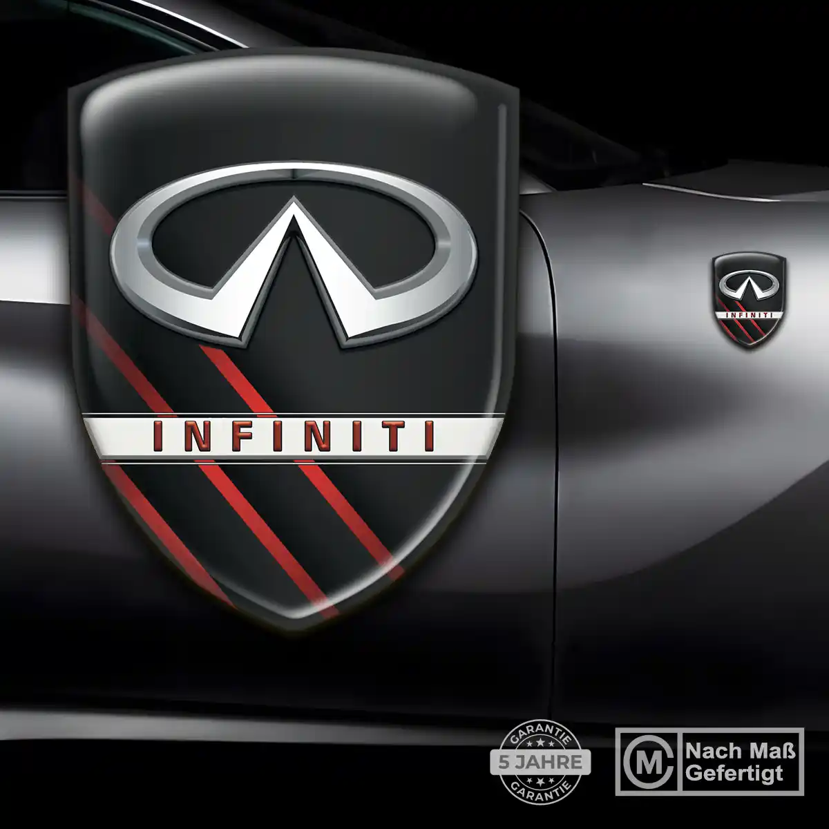 Infiniti Aufkleber 3D Gel Silikon Auto Hochwertiges Harz