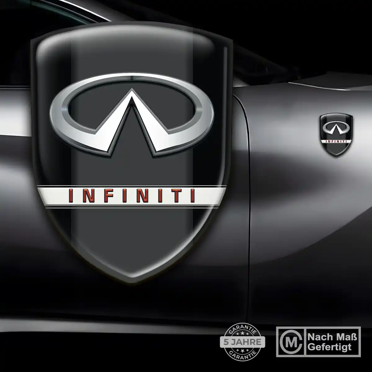 Infiniti Aufkleber 3D Gel Silikon Auto Interieurdesign