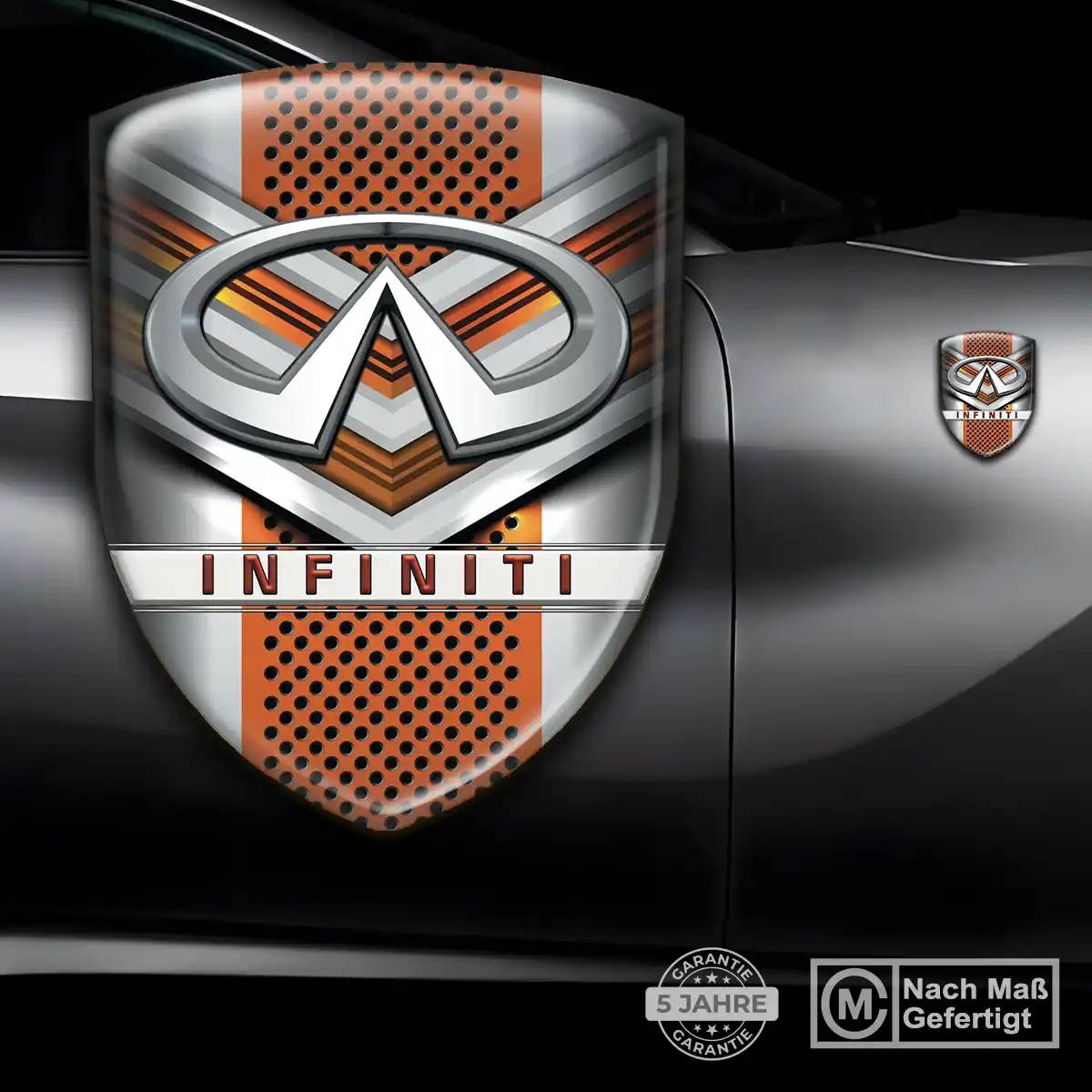 Infiniti Aufkleber 3D Gel Silikon Auto Markenedition