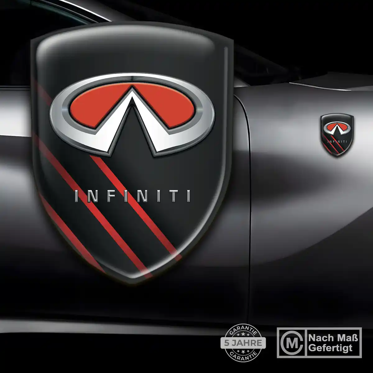 Infiniti Aufkleber 3D Gel Silikon Auto Modernes Design