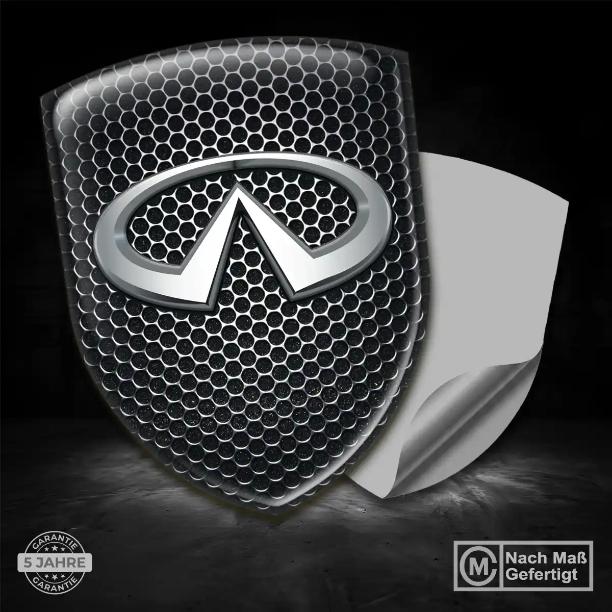 Infiniti Aufkleber 3D Gel Silikon Auto Premiumqualität