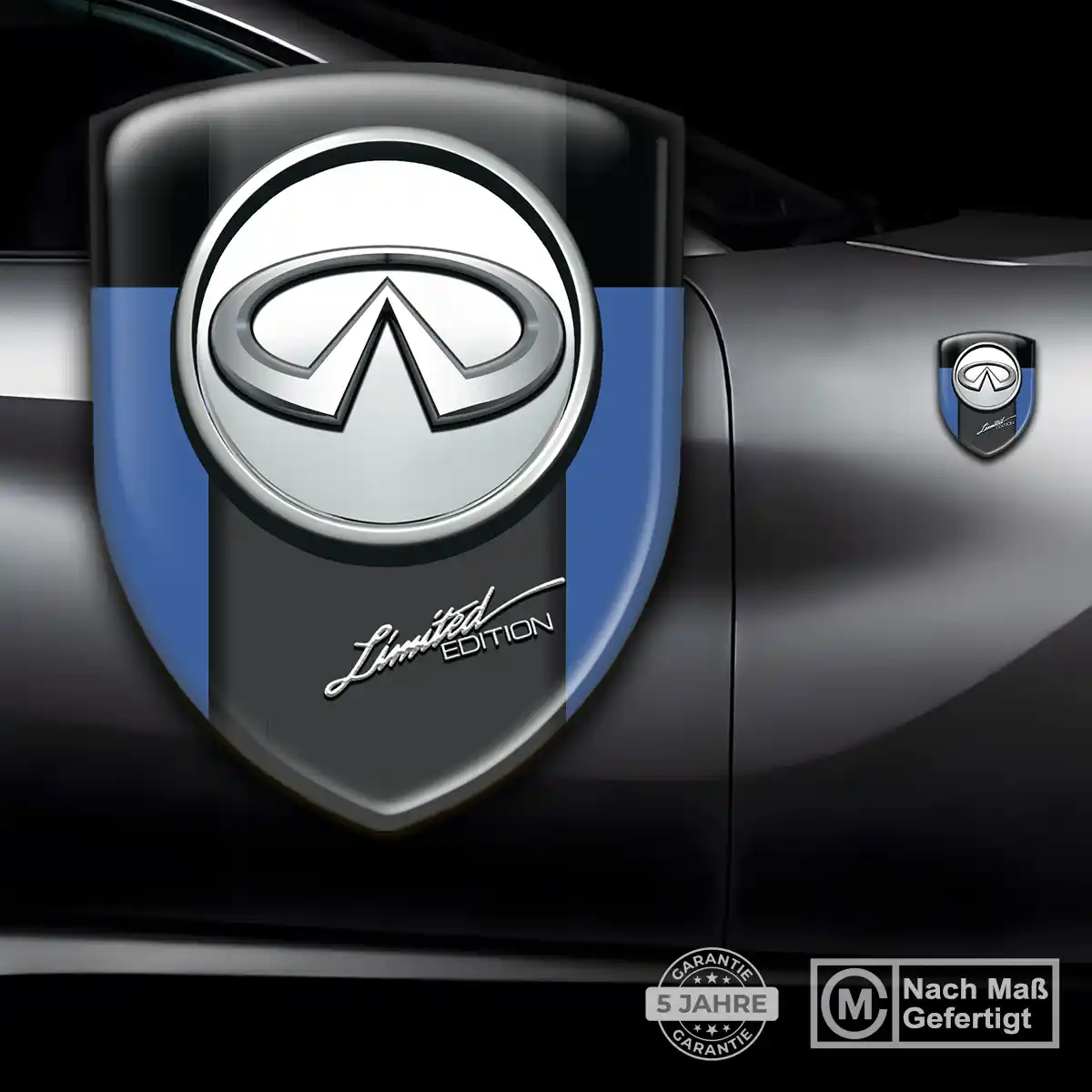 Infiniti Aufkleber 3D Gel Silikon Auto Spitzenqualität