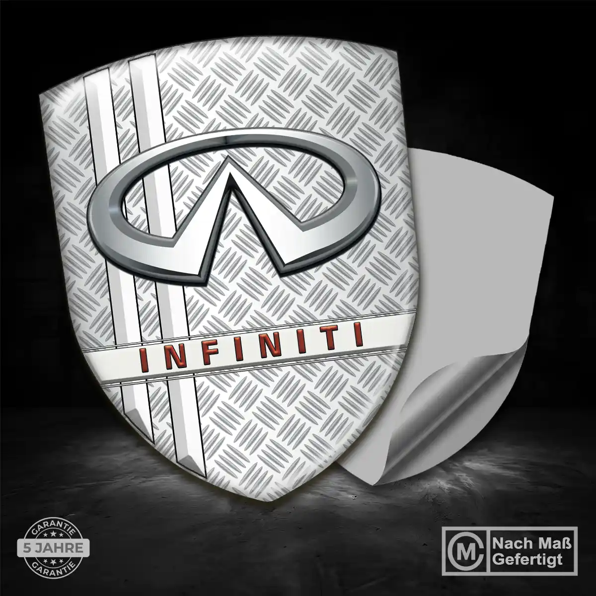 Infiniti Aufkleber 3D Gel Silikon Höchste Qualität