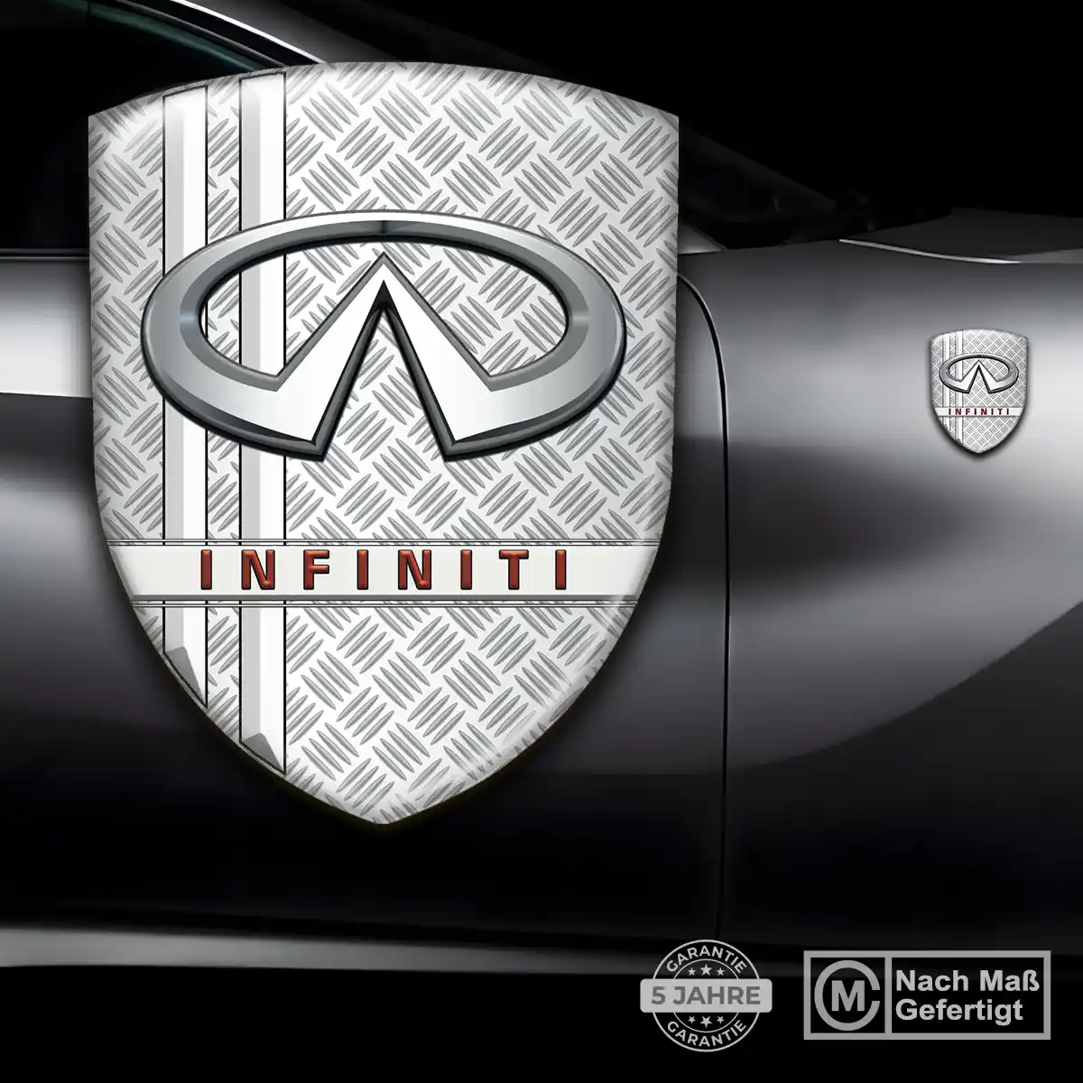 Infiniti Aufkleber 3D Gel Silikon Höchste Qualität