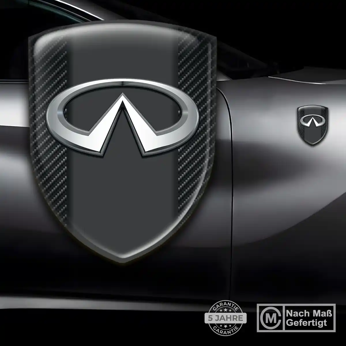 Infiniti Aufkleber 3D Gel Silikon Interieurdesign