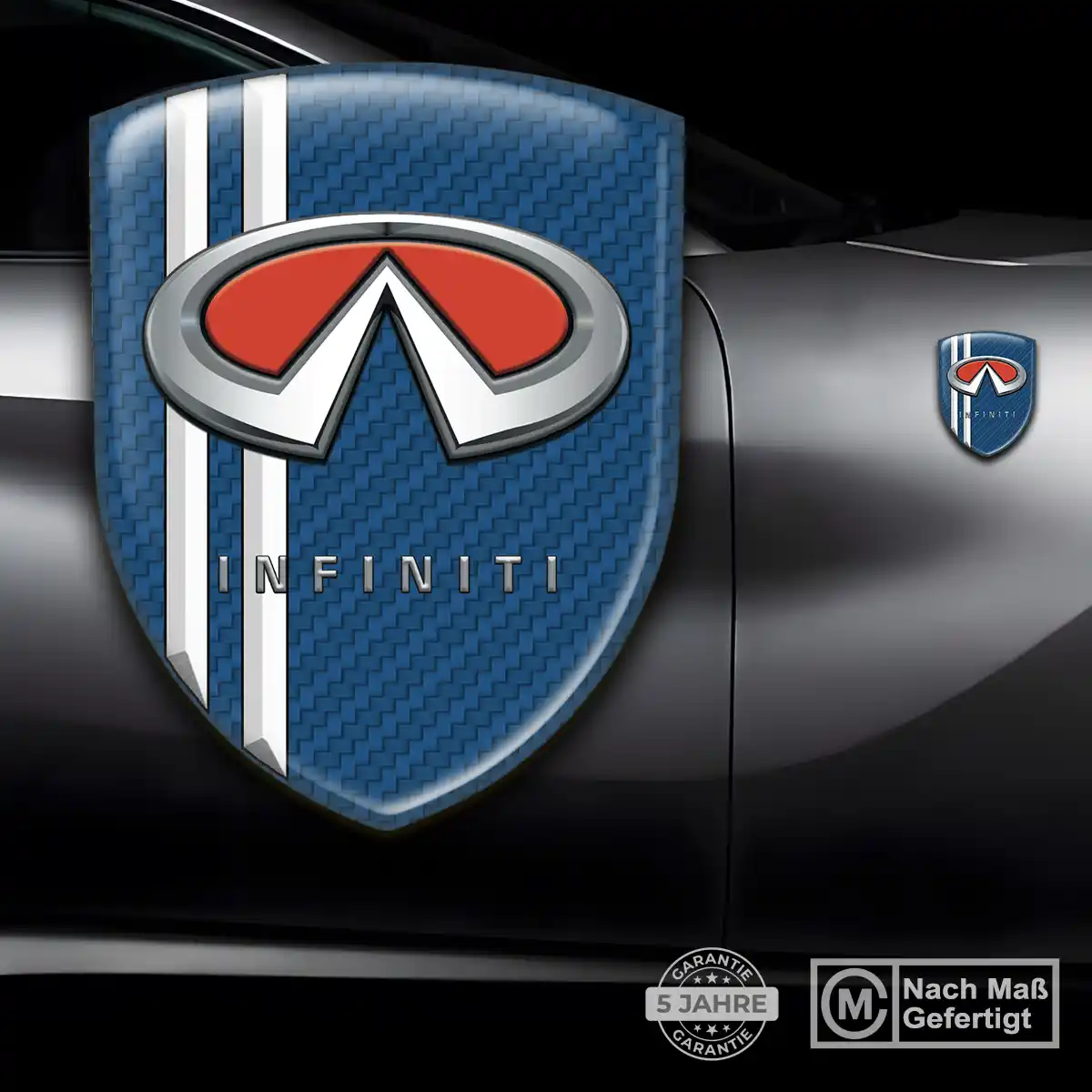 Infiniti Aufkleber 3D Gel Silikon Limitierte Auflage
