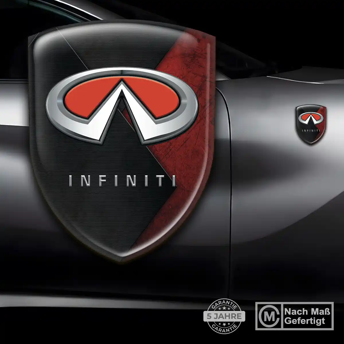 Infiniti Aufkleber 3D Gel Silikon Luxus-Edition