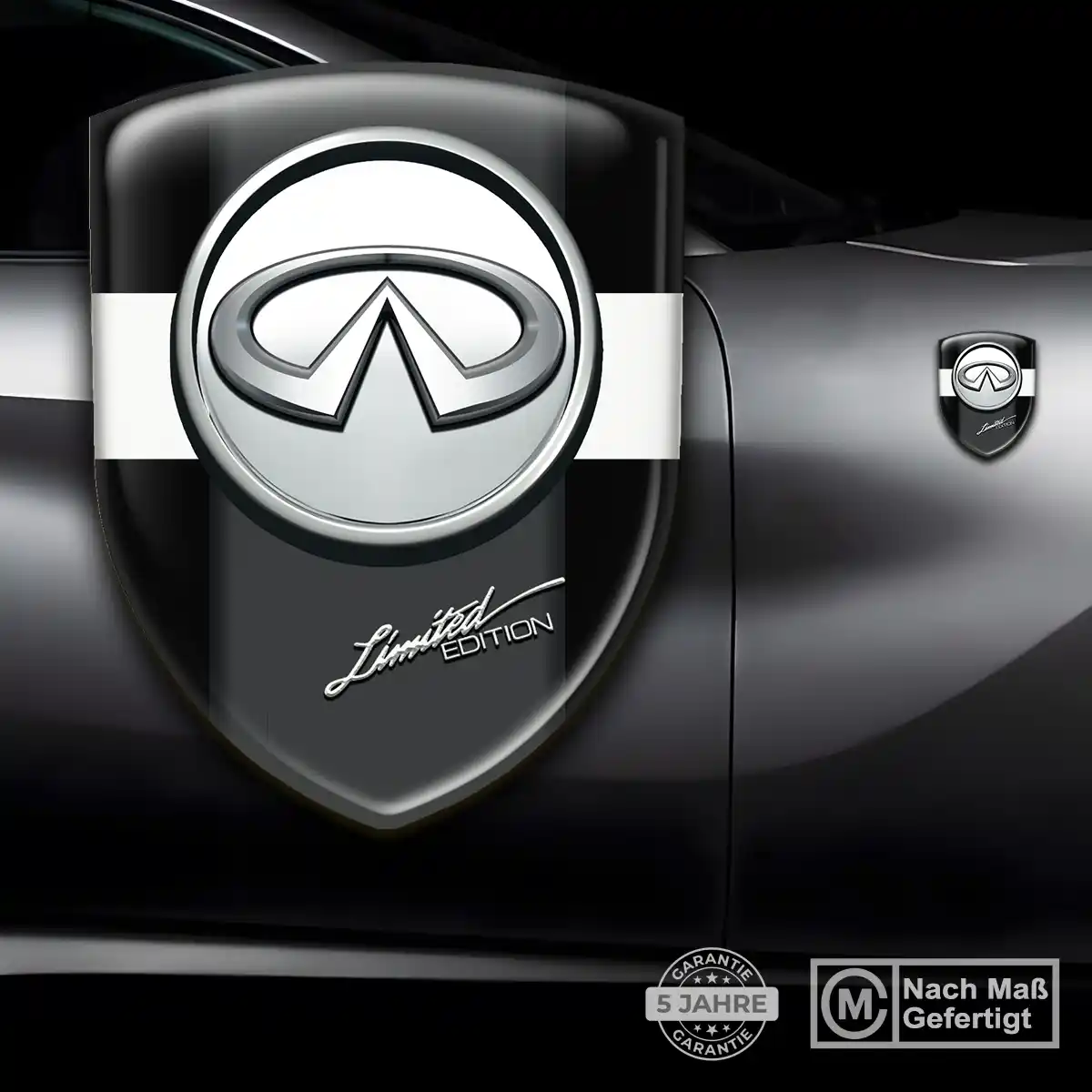 Infiniti Aufkleber 3D Gel Silikon Premiumqualität