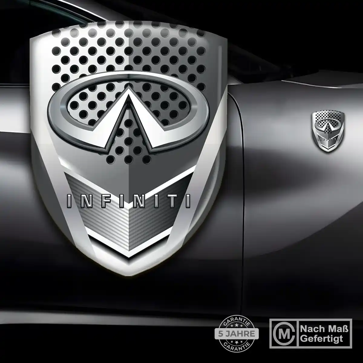Infiniti Aufkleber 3D Gel Silikon Spitzenqualität