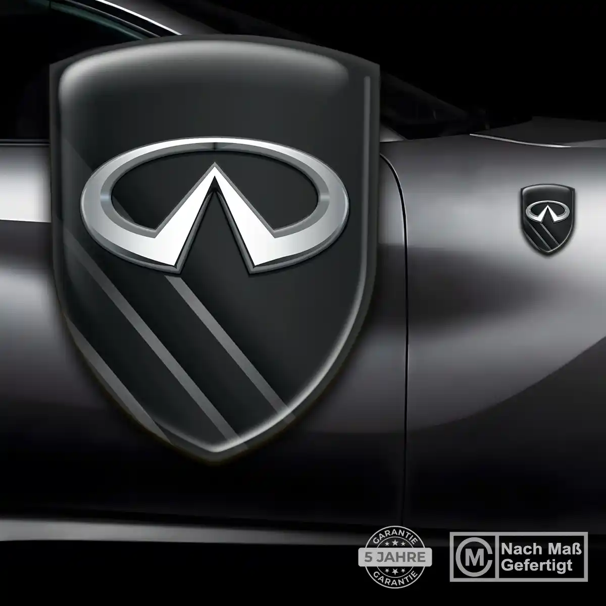 Infiniti Aufkleber 3D Gel Wappen Auto Edles Design