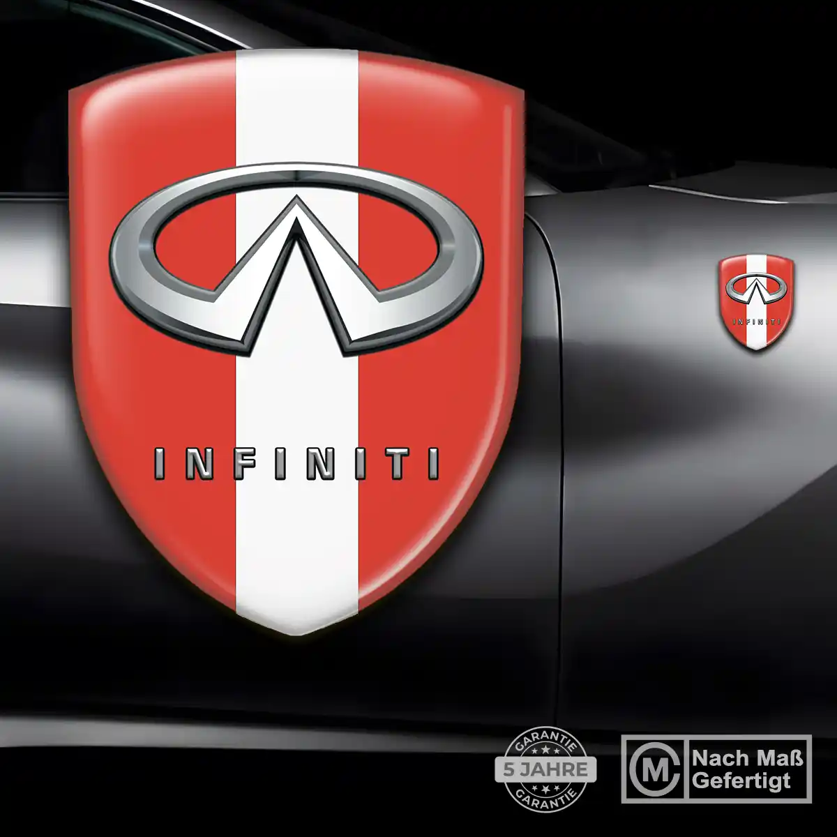 Infiniti Aufkleber 3D Gel Wappen Auto Hohe Qualität