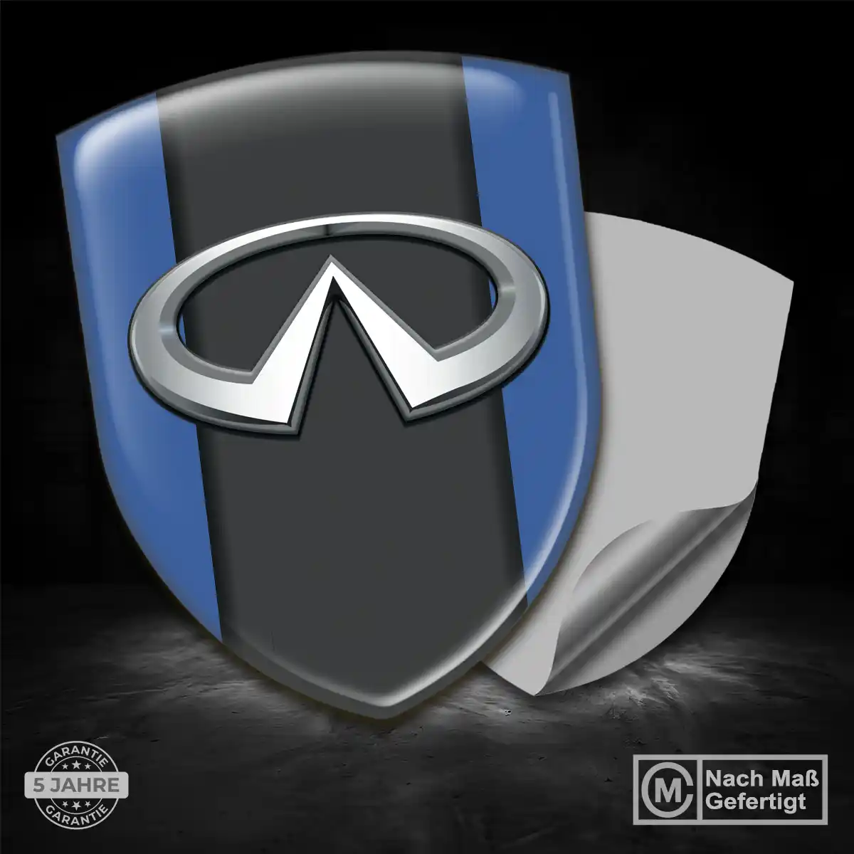 Infiniti Aufkleber 3D Gel Wappen Auto Luxus-Edition