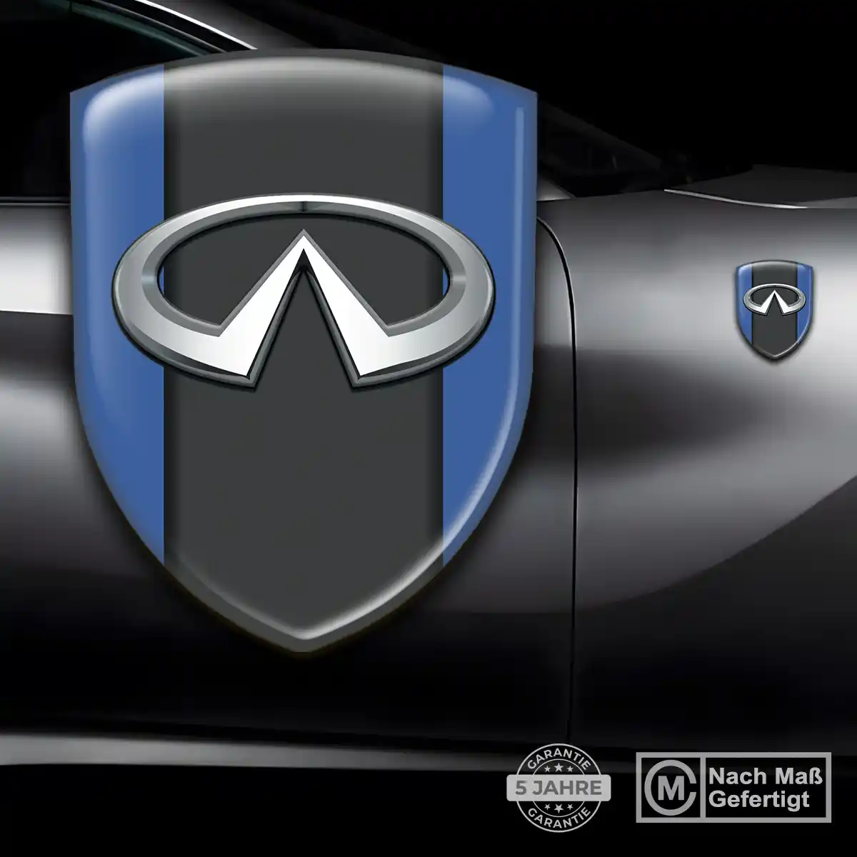 Infiniti Aufkleber 3D Gel Wappen Auto Luxus-Edition