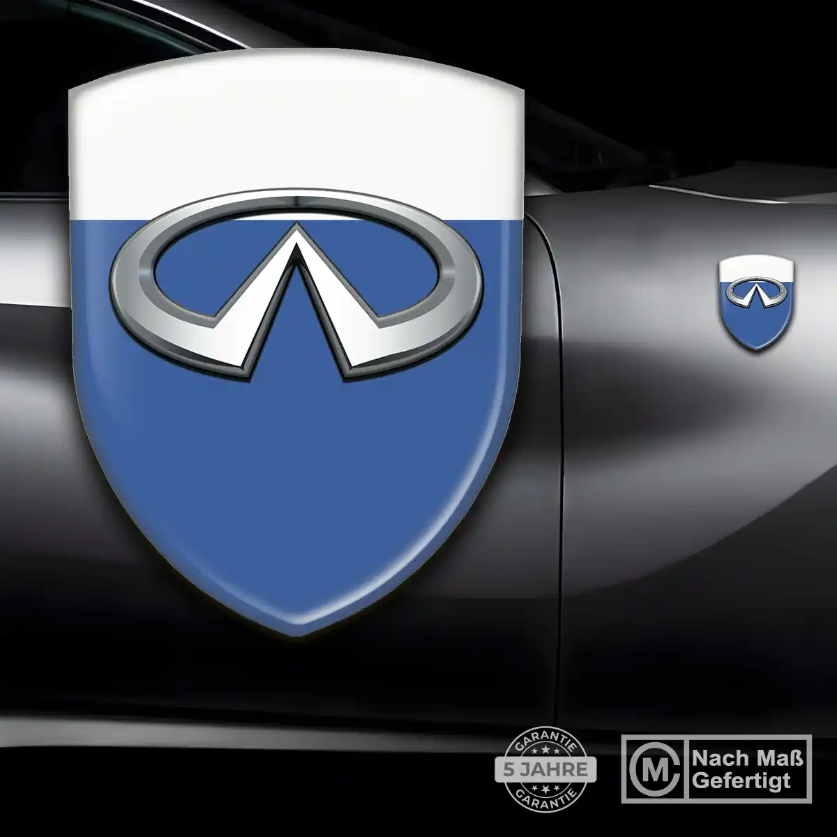 Infiniti Aufkleber 3D Gel Wappen Auto Modernes Design