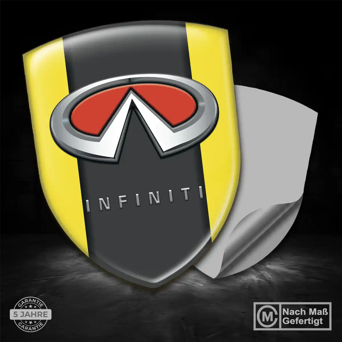 Infiniti Aufkleber 3D Gel Wappen Auto Spitzenqualität