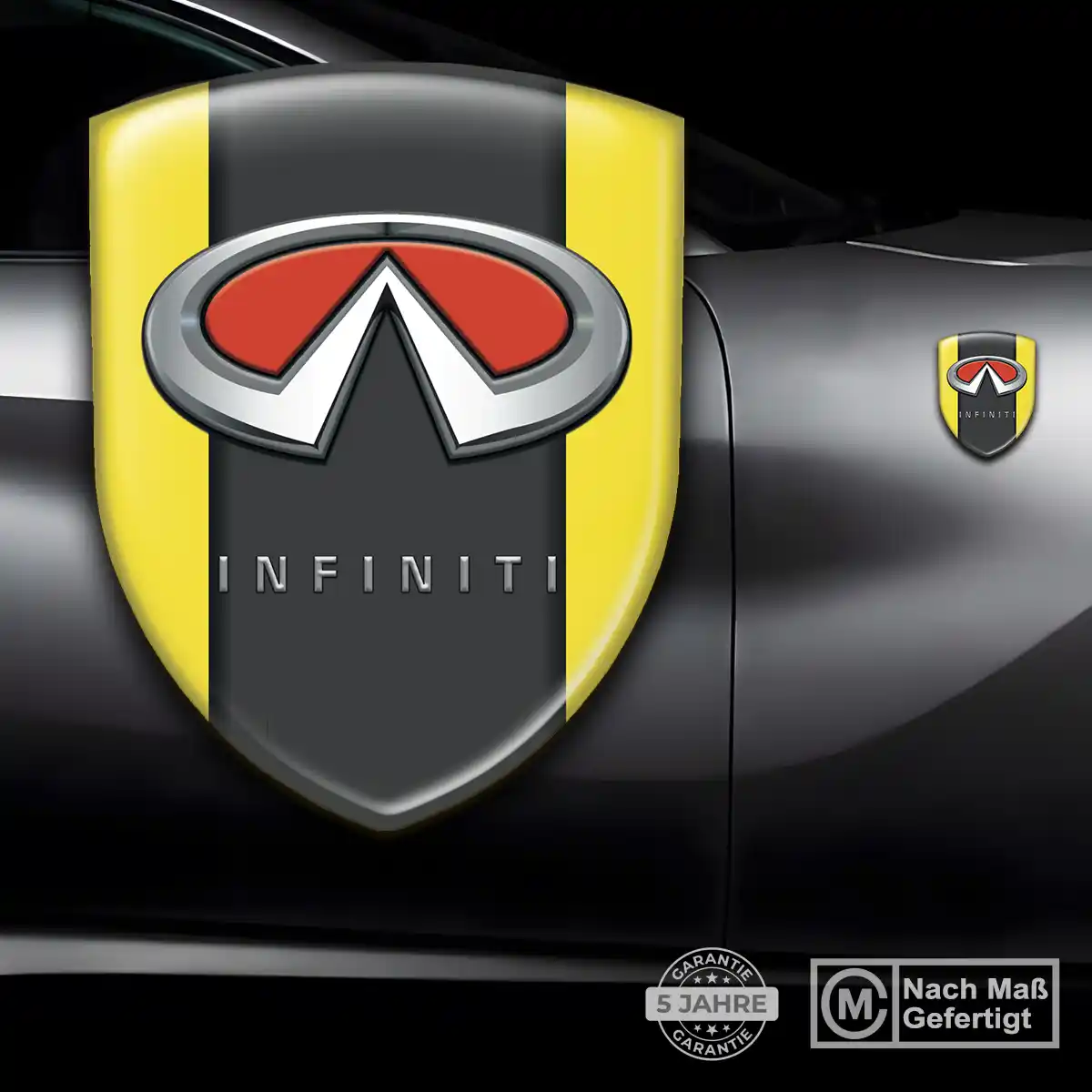 Infiniti Aufkleber 3D Gel Wappen Auto Spitzenqualität