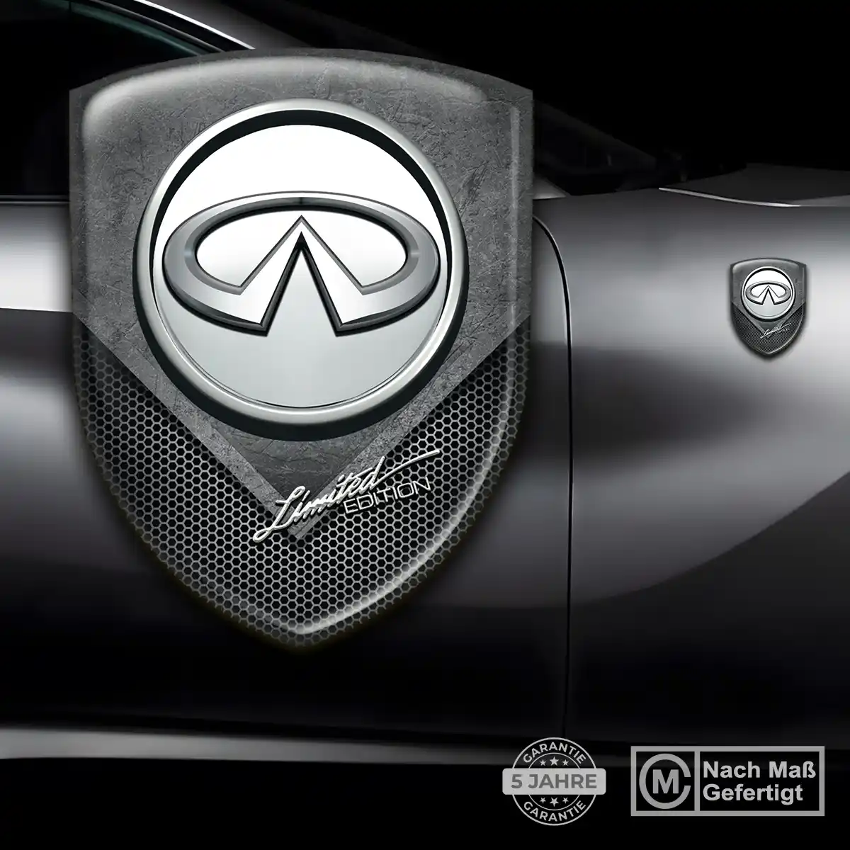 Infiniti Aufkleber 3D Gel Wappen Auto Tuningfahrzeug