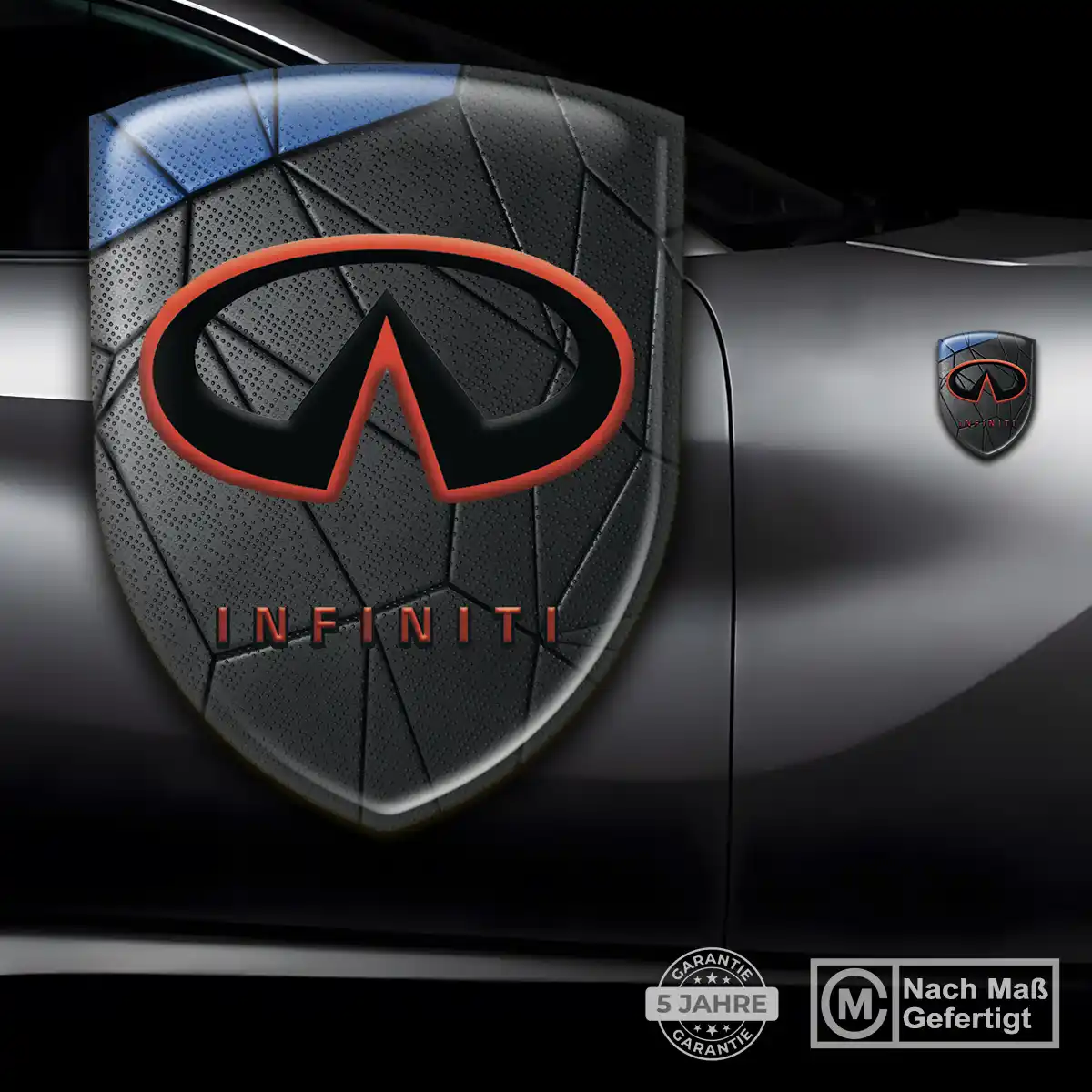 Infiniti Aufkleber 3D Gel Wappen Erstklassige Qualität
