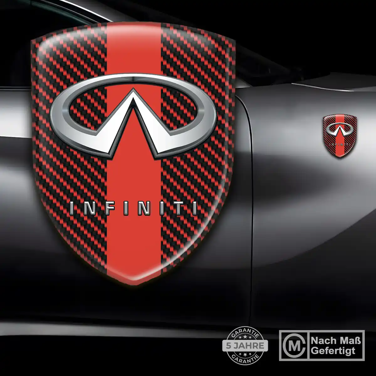 Infiniti Aufkleber 3D Gel Wappen Exterieurdesign