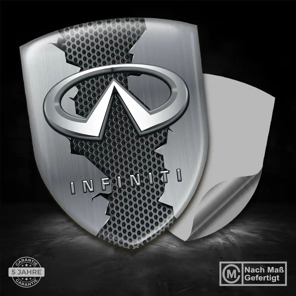 Infiniti Aufkleber 3D Gel Wappen Hohe Qualität