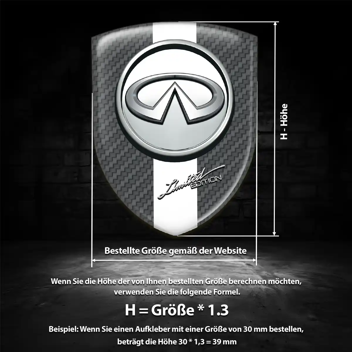 Infiniti Aufkleber Auto Tuningfahrzeug