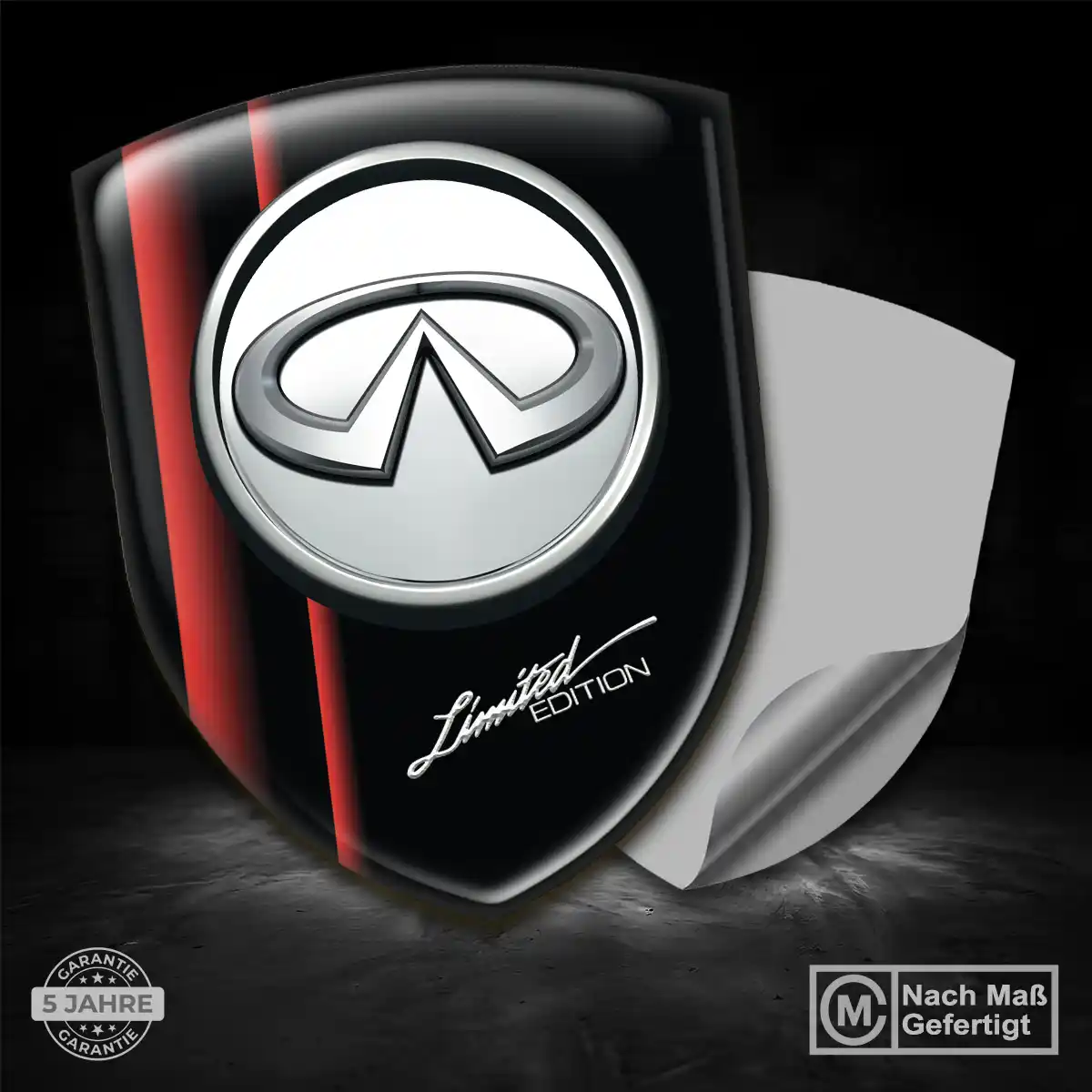 Infiniti Aufkleber Emblem Auto Elegantes Design