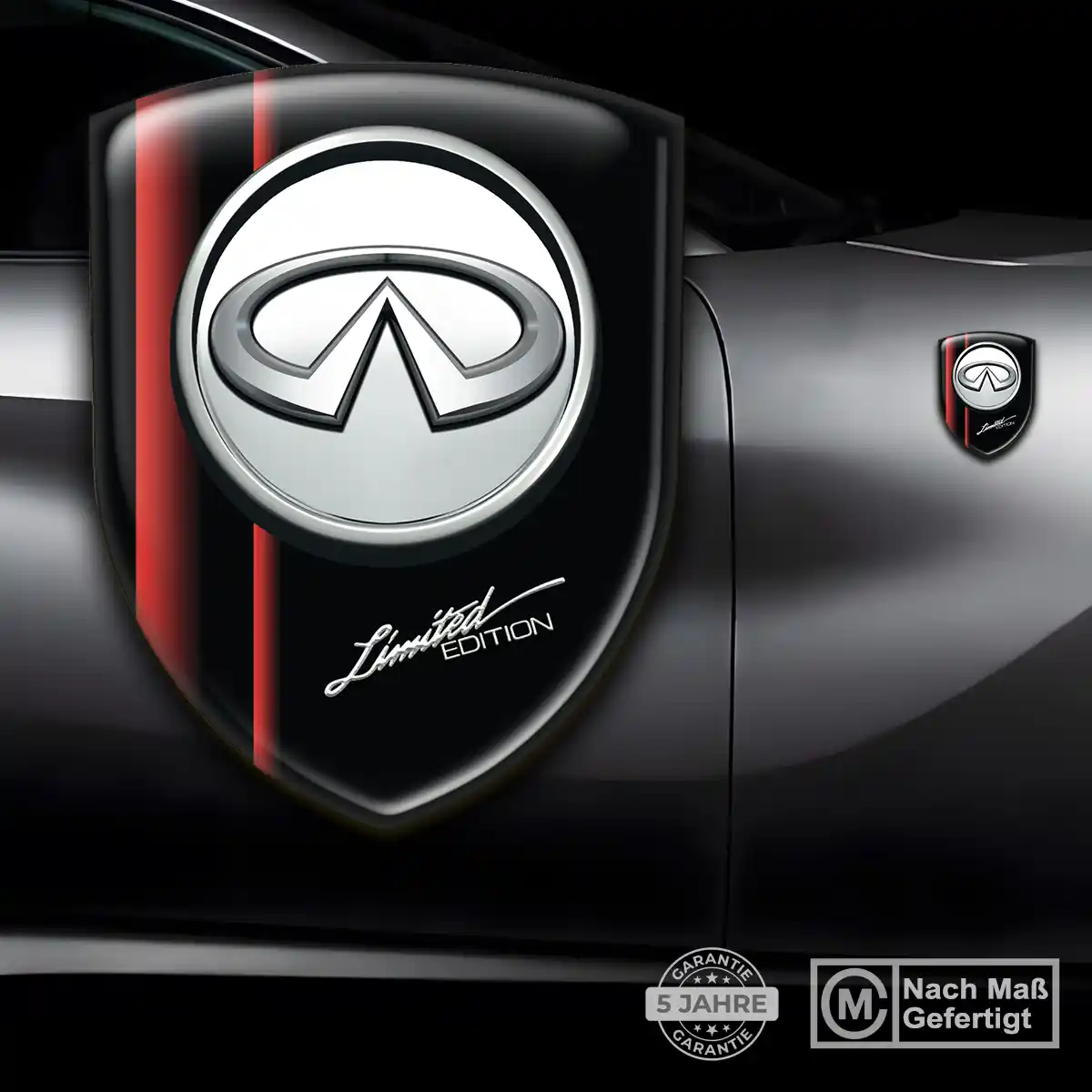 Infiniti Aufkleber Emblem Auto Elegantes Design