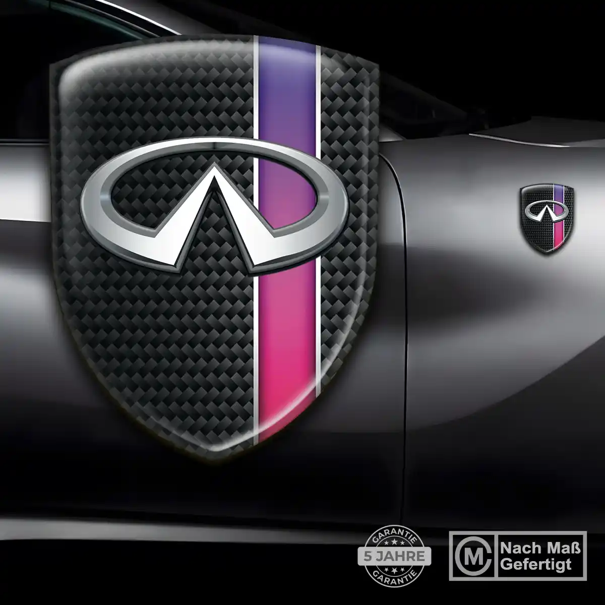 Infiniti Aufkleber Emblem Auto Hochwertiges Harz