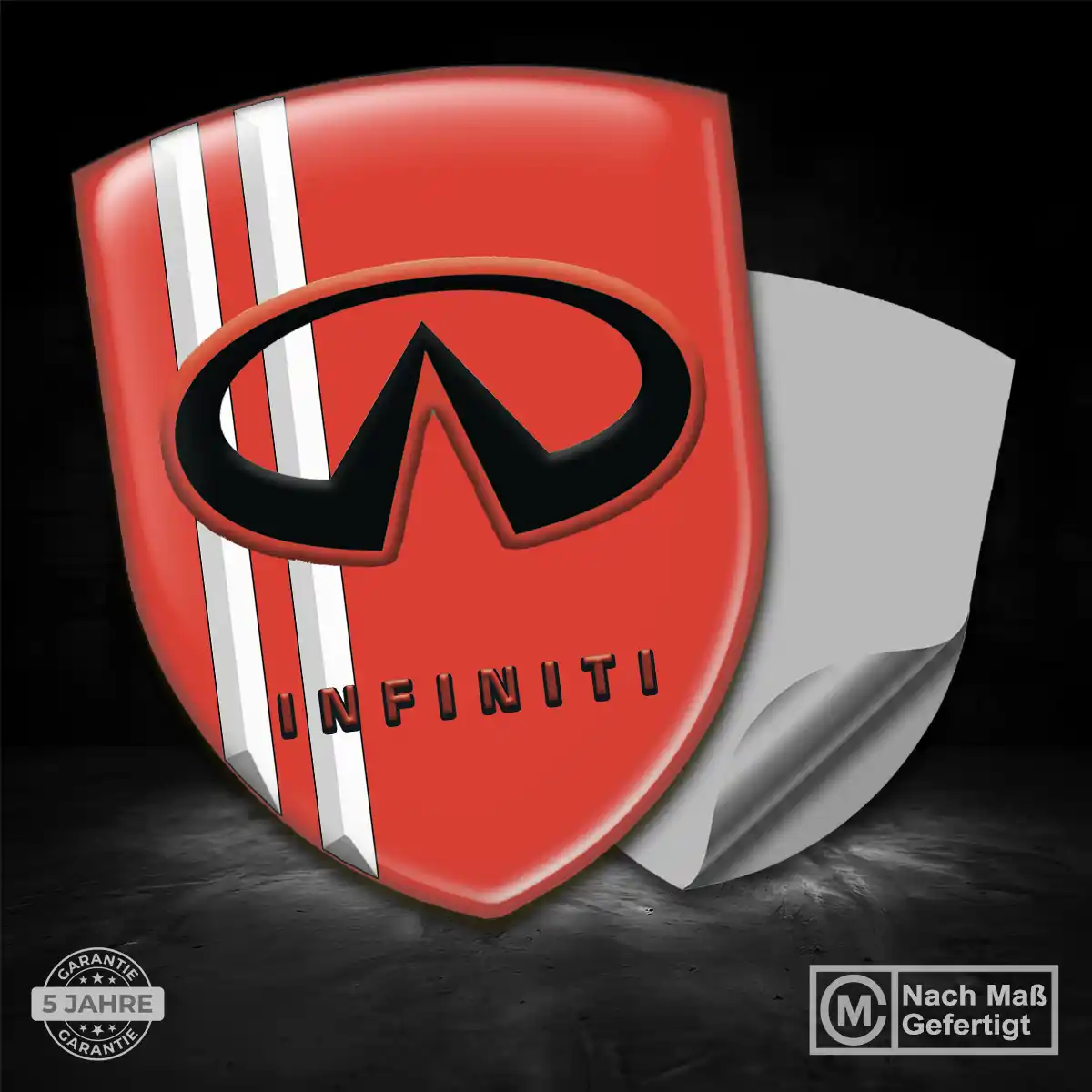 Infiniti Aufkleber Emblem Auto Stilvolles Design