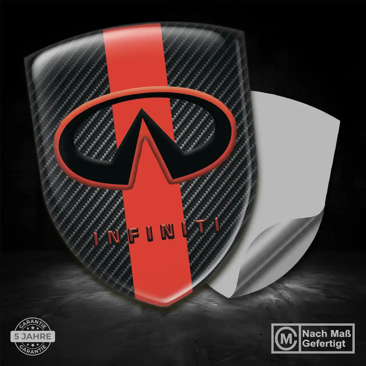 Infiniti Aufkleber Emblem Hochwertiges Harz