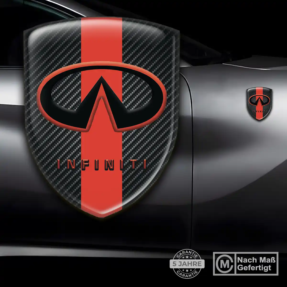 Infiniti Aufkleber Emblem Hochwertiges Harz
