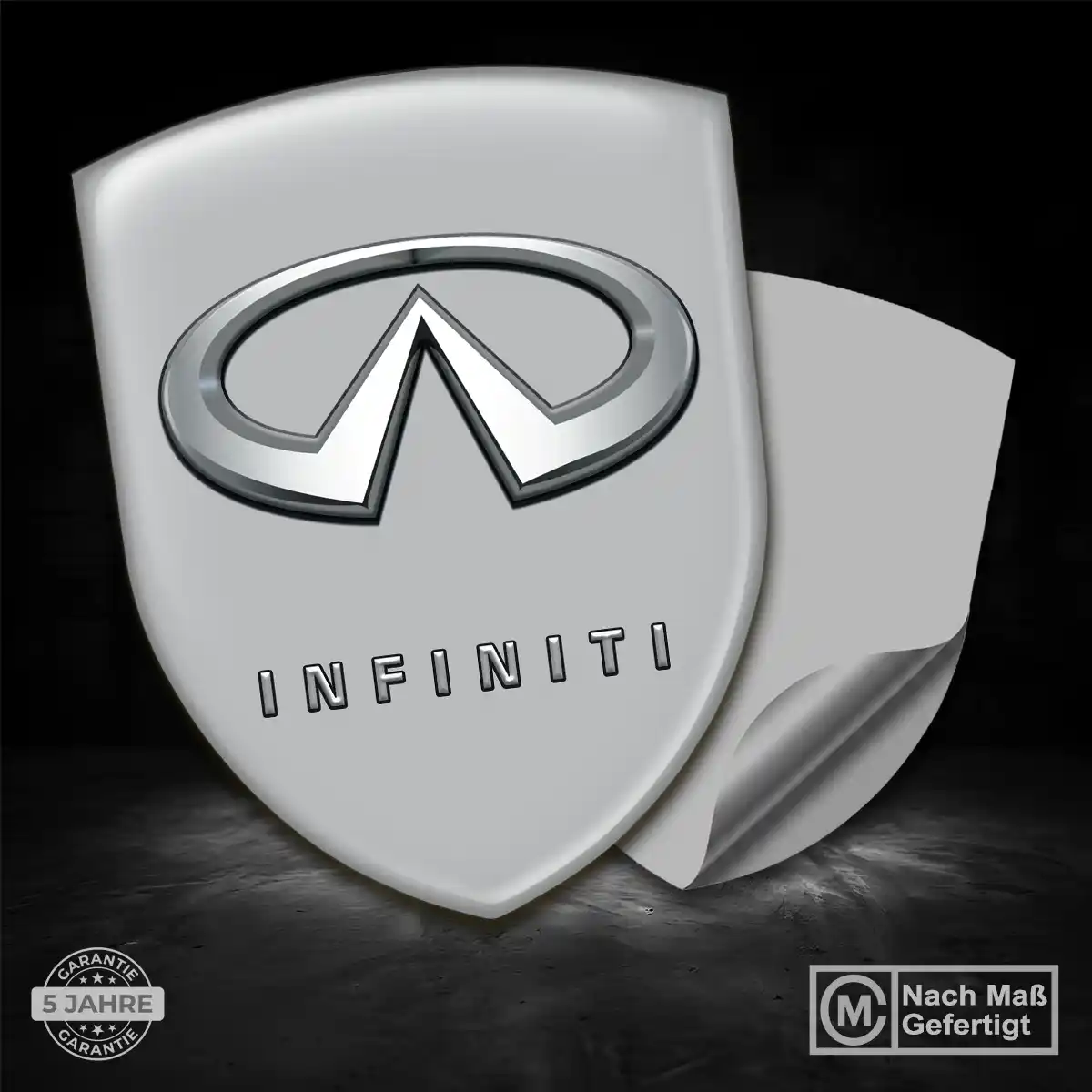 Infiniti Aufkleber Emblem Interieurdesign