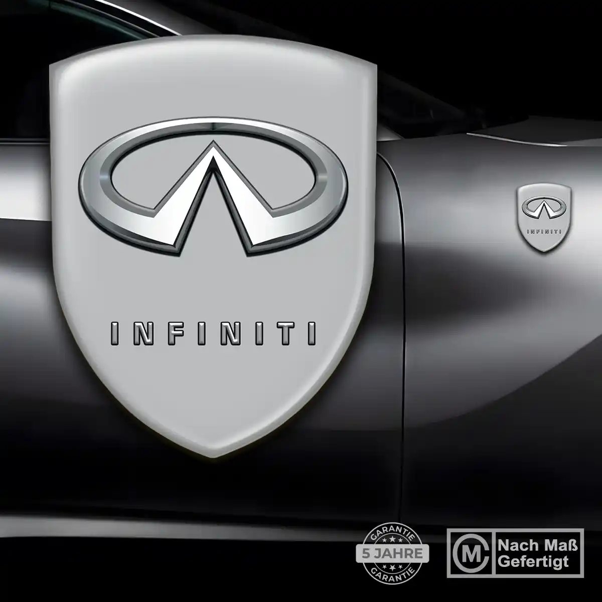 Infiniti Aufkleber Emblem Interieurdesign