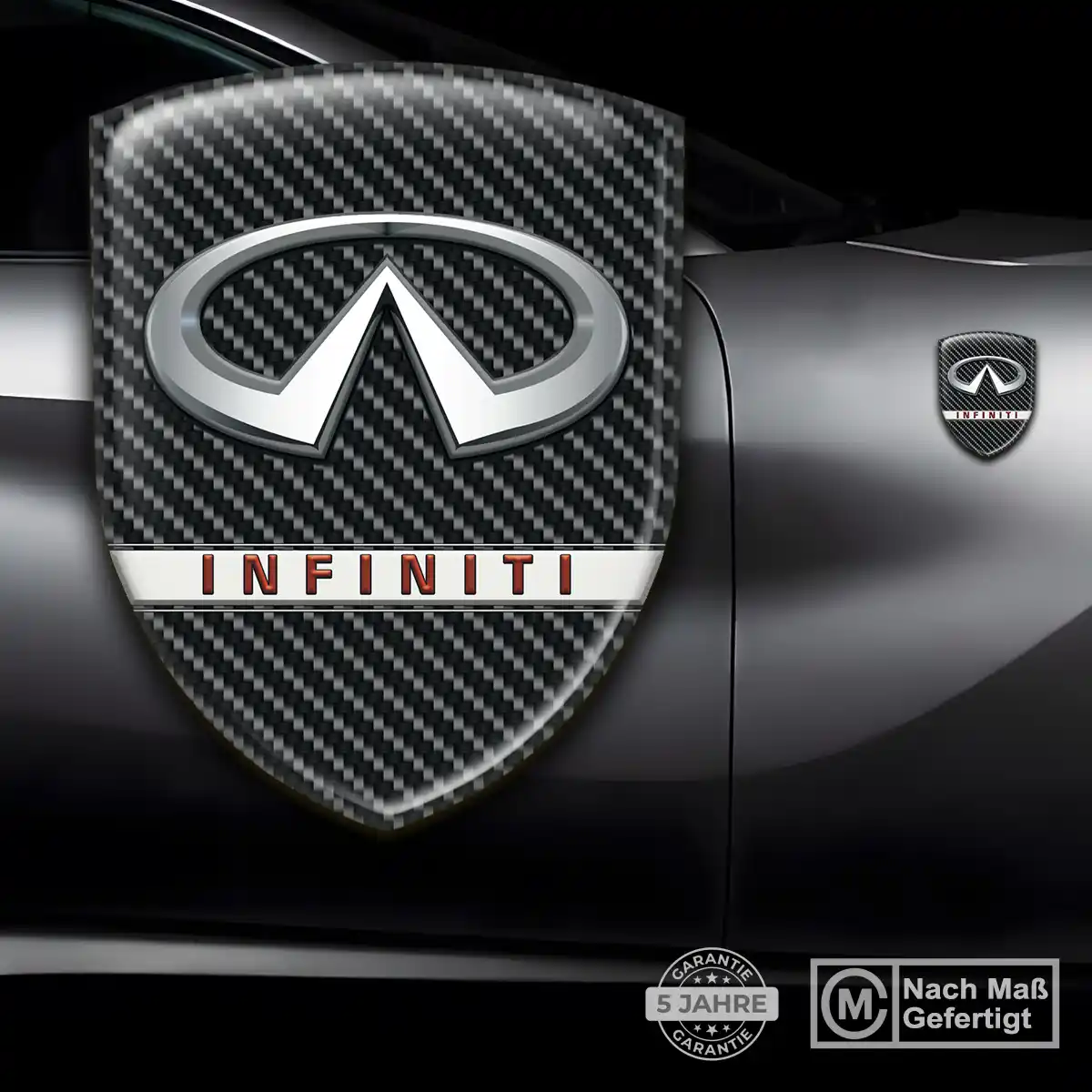 Infiniti Aufkleber Emblem Stilvolles Design