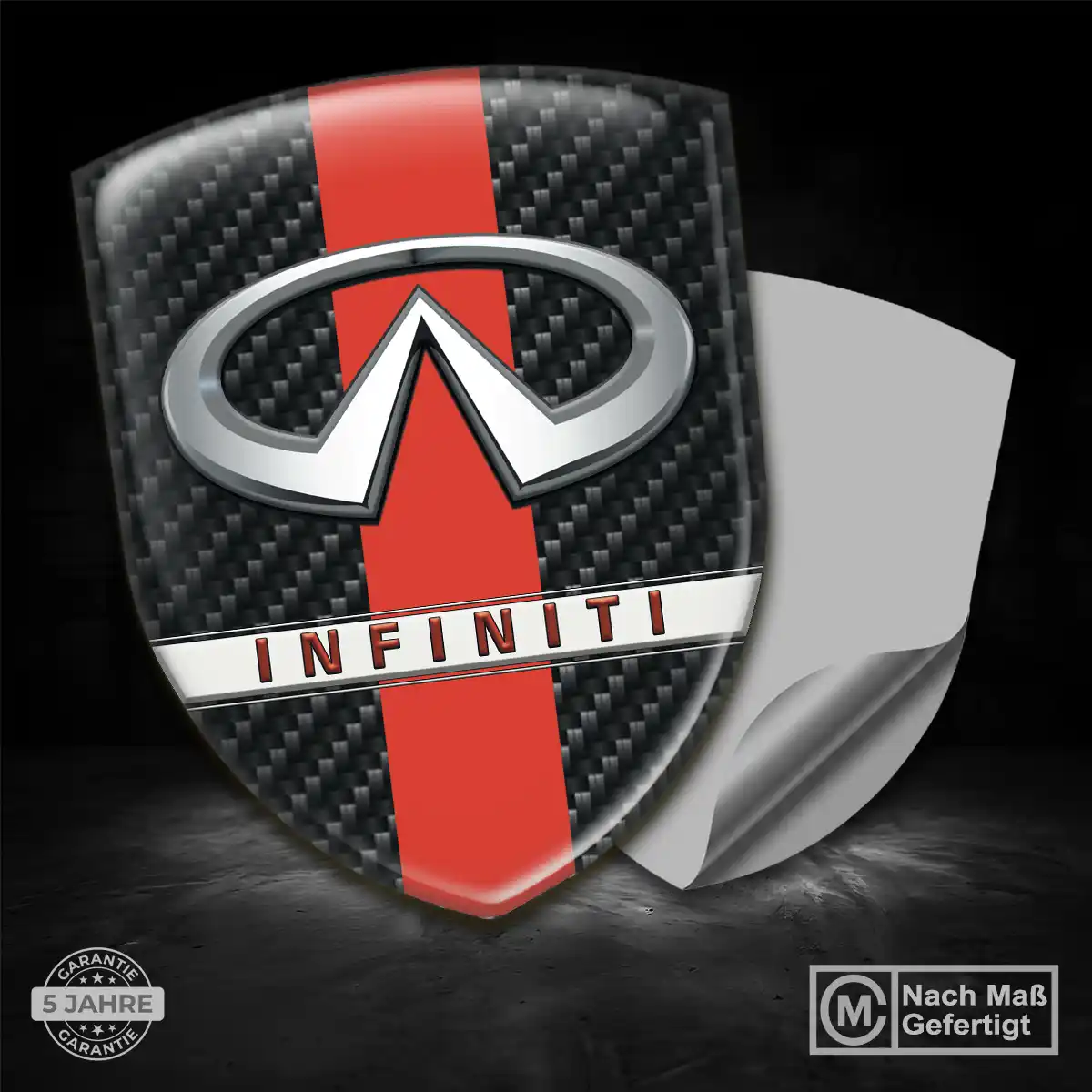 Infiniti Aufkleber Emblem Wappen Anspruchsvolles Design